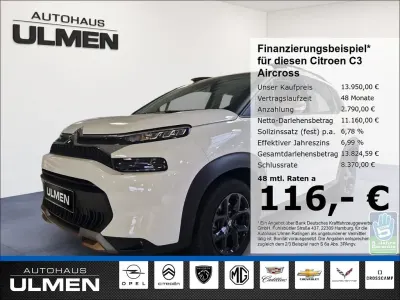 Gebraucht Citroën C3 Aircross PureTech 110 PS (80 kW) 2023 Weiss SUV