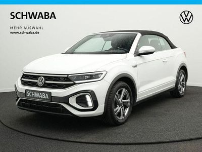 Gebraucht VW T-Roc Cabriolet R-line 150 PS (110 kW) 2023 Pure white/schwarz Cabrio