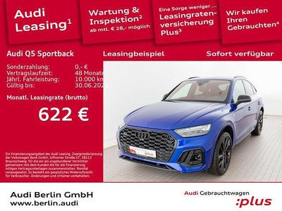 Ultrablau metallic Gebraucht 2024 Audi Q5 Sportback S-Line SUV | 60.900 € (Teuer)
