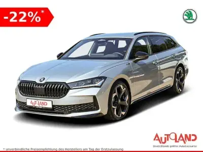 Neu Skoda Superb SportLine 150 PS (110 kW) 2025 Silber Kombi