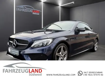 Gebraucht Mercedes C180 AMG line 156 PS (114 kW) 2017 Cavansitblau  metalliclack Coupé