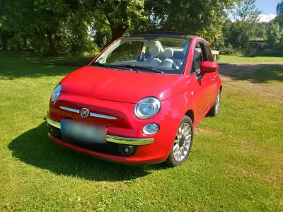 Gebraucht Fiat 500C 85 PS (62 kW) 2013 Rot Cabrio