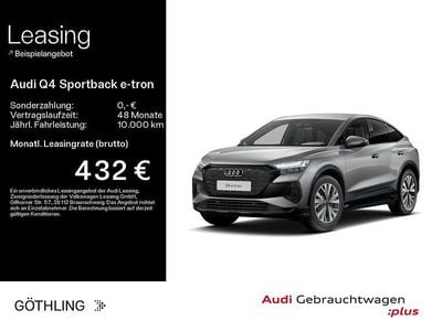 Gebraucht Audi Q4 Sportback e-tron Advanced 210 kW (286 PS) 2025 Taifungrau metallic SUV