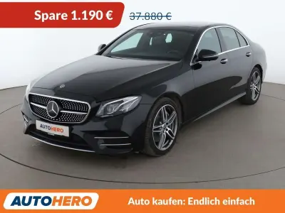 Gebraucht Mercedes E400 AMG line 330 PS (242 kW) 2020 Obsidianschwarz Limousine