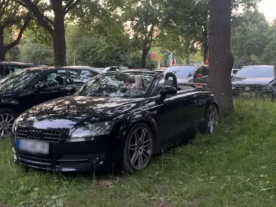 Gebraucht Audi TT S-Line 160 PS (117 kW) 2009 Schwarz Coupé