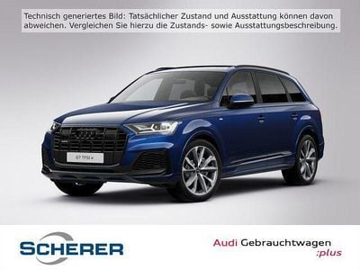 Navarrablau metallic Gebraucht 2022 Audi Q7 Ambiente SUV | 52.000 € (Etwas zu teuer)