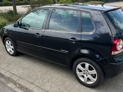 Gebraucht VW Polo United 105 PS (77 kW) 2008 Schwarz Kleinwagen