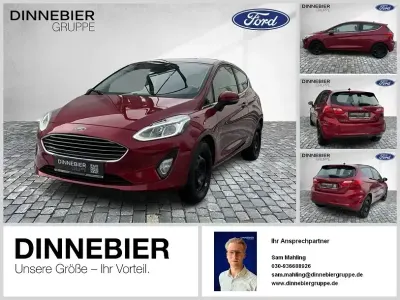 Usata Ford Fiesta Titanium 101 CV (74 kW) 2017 Rosso Utilitaria