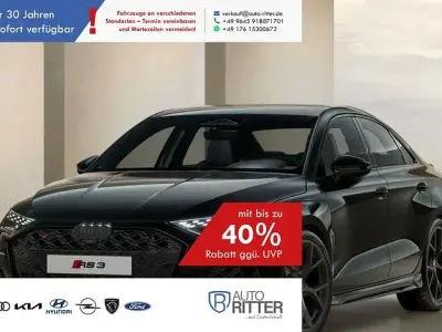 Neu Audi RS3 Sport 400 PS (294 kW) 2025 Mythosschwarz metallic Limousine