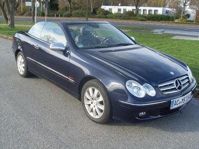 Gebraucht Mercedes CLK200 Elegance 184 PS (135 kW) 2007 Blau Cabrio
