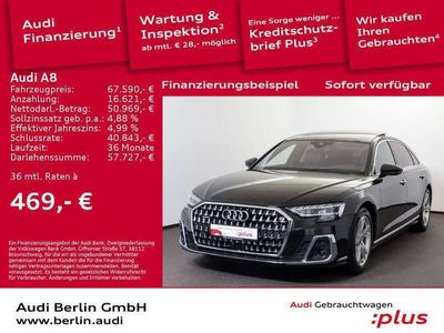 Gebraucht Audi A8L Ambiente 286 PS (210 kW) 2023 Mythosschwarz metallic Limousine