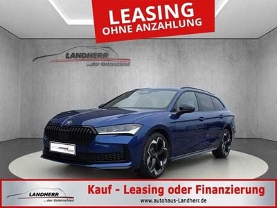 Neu Skoda Superb SportLine 193 PS (141 kW) 2025 Cobalt blau metallic Kombi