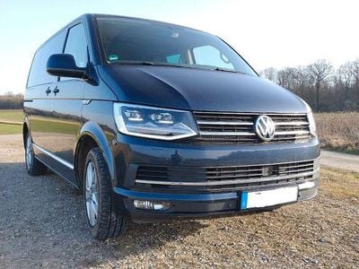 Second-hand VW T6 Highline 204 CP (150 kW) 2015 Albastru Van