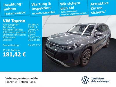Gebraucht VW Tayron Life 150 PS (110 kW) 2025 Grau SUV