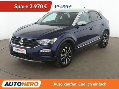 Gebraucht VW T-Roc IQ Drive 116 PS (85 kW) 2019 Blau SUV