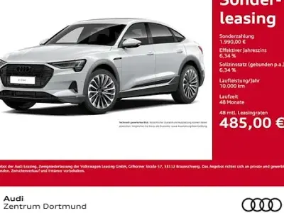 Gebraucht Audi Q8 Sportback e-tron Advanced Plus 300 kW (408 PS) 2022 Weiß SUV