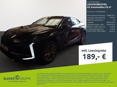 Gebraucht DS Automobiles DS4 Bastille Plus 131 PS (96 kW) 2022 Perlaneraschwarz Limousine
