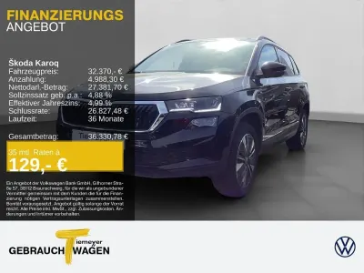 Gebraucht Skoda Karoq Tour 150 PS (110 kW) 2025 Schwarz SUV