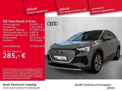 Kieselgrau Gebraucht 2022 Audi Q4 Sportback e-tron Advanced SUV | 29.920 € (Guter Preis)