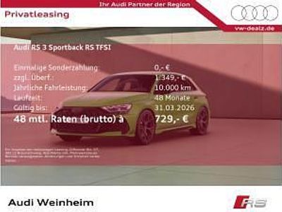 Neu Audi RS3 400 PS (294 kW) 2026 Weiß (arkonaweiß) Limousine
