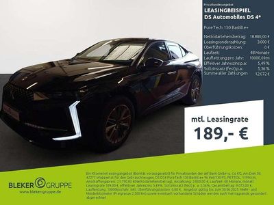 Gebraucht DS Automobiles DS4 Bastille Plus 131 PS (96 kW) 2022 Perlaneraschwarz Limousine