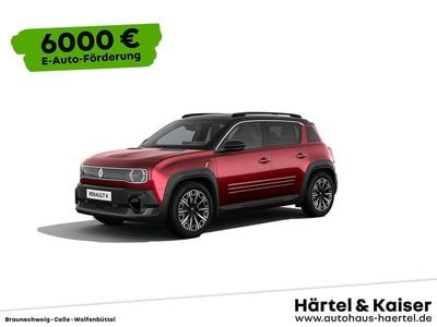 Karmesinrot mit schwarzem dach (rot) Neu 2025 Renault 4 E-Tech Iconic SUV | 34.090 € (Fairer Preis)