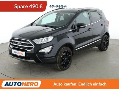 Schwarz Gebraucht 2018 Ford Ecosport Titanium SUV | 12.420 € (Fairer Preis)