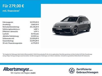 Grau Gebraucht 2024 VW Golf VIII R-line Kombi | 30.999 € (Fairer Preis)