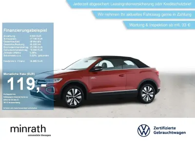 Brugt VW T-Roc Cabriolet Goal 116 HK (85 kW) 2025 Rød Cabriolet