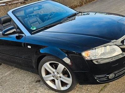 Gebraucht Audi A4 Cabriolet 140 PS (102 kW) 2008 Schwarz Cabrio