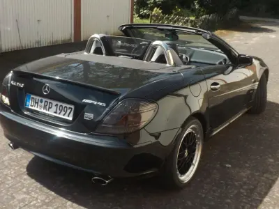 Gebraucht Mercedes SLK350 272 PS (200 kW) 2006 Schwarz Cabrio