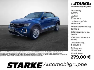 Gebraucht VW T-Roc Cabriolet Style 150 PS (110 kW) 2025 Blau Cabrio