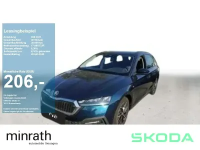Gebraucht Skoda Octavia Clever 110 PS (80 kW) 2022 Blau Kombi