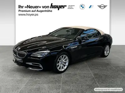 Gebraucht BMW 640 Cabriolet Efficient Dynamics 313 PS (230 kW) 2017 Schwarz ii Cabrio