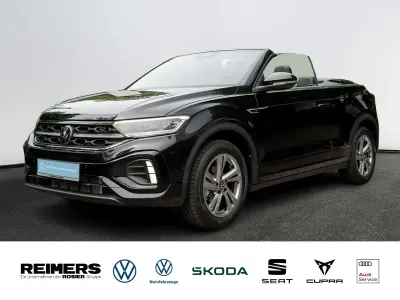 Gebraucht VW T-Roc Cabriolet R-line 150 PS (110 kW) 2025 Deep black perleffekt schwarz Cabrio