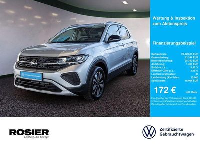 Gebraucht VW T-Cross Goal 95 PS (69 kW) 2025 Silber / reflexsilber (metallic) SUV