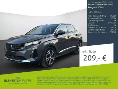 Usata Peugeot 3008 Allure 224 CV (164 kW) 2021 Grigio SUV