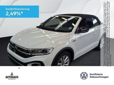 Gebraucht VW T-Roc Cabriolet R-line 150 PS (110 kW) 2025 Weiß Cabrio