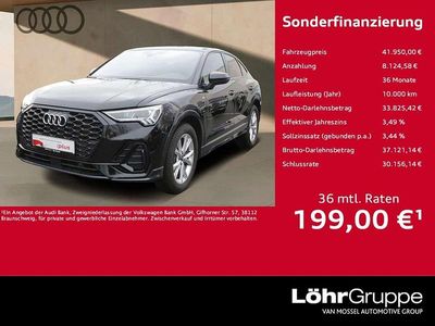 Gebraucht Audi Q3 Sportback S-Line 150 PS (110 kW) 2025 Schwarz SUV