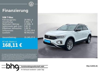 Gebraucht VW T-Roc 150 PS (110 kW) 2025 Weiß SUV