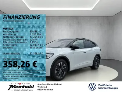 Gebraucht VW ID.4 GTX 250 kW (340 PS) 2025 Gletscherweiß metallic/schwarz SUV