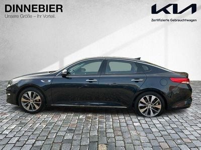 Second-hand Kia Optima Spirit 163 CP (119 kW) 2017 Albastru Berlinǎ