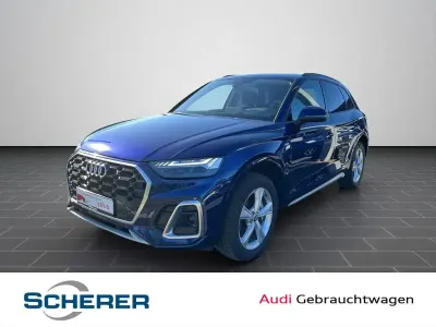 Brugt Audi Q5 S-Line 299 HK (219 kW) 2022 Blå SUV