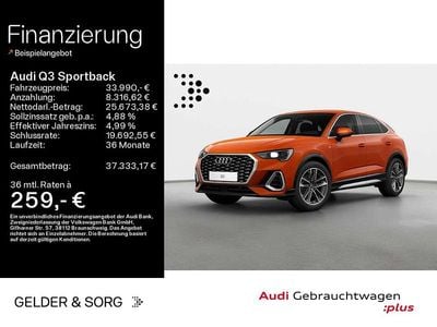 Usata Audi Q3 S-Line 150 CV (110 kW) 2023 Arancione SUV