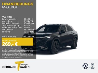 Neu VW T-Roc R-line 150 PS (110 kW) 2026 Schwarz SUV