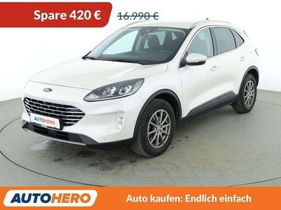 Gebraucht Ford Kuga Titanium 150 PS (110 kW) 2020 Weiß SUV