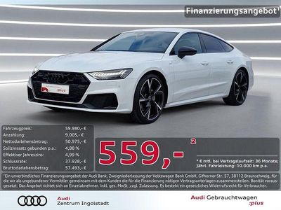 Gletscherweiß metallic Gebraucht 2024 Audi A7 Ambiente Limousine | 59.980 €