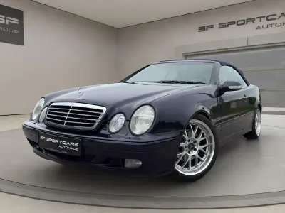 Gebraucht Mercedes CLK320 Elegance 218 PS (160 kW) 2001 Blau Cabrio