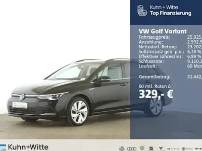 Brugt VW Golf VIII Style 150 HK (110 kW) 2024 Sort Stationcar
