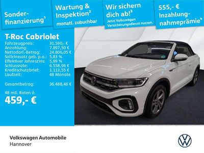 Second-hand VW T-Roc Cabriolet R-line 150 CP (110 kW) 2025 Alb Cabrio